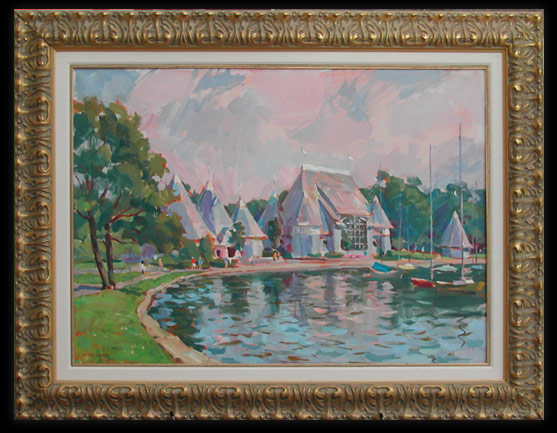 Lake Harriet Bandshell painting